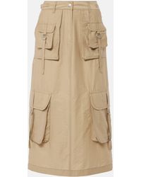 Acne Studios - Technical Cotton-blend Cargo Skirt - Lyst