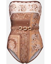 Zimmermann - Paisley Lucky Swimsuit - Lyst