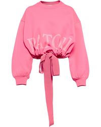 Patou Wolle X Barbapapa Cropped-Pullover in Pink Damen Pullover und Strickwaren Patou Pullover und Strickwaren 