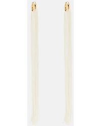 Jil Sander - Fringed Hoop Earrings - Lyst