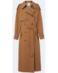 Isabel Marant - Violette Cotton And Linen Trench Coat - Lyst