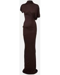 Rick Owens - Lilith Draped Jersey Gown - Lyst