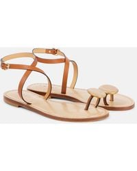 Amanu - Kigali Embellished Leather Sandals - Lyst