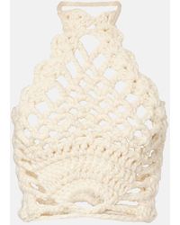 Magda Butrym - Crochet Halterneck Top - Lyst