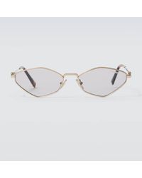 Miu Miu - Ovale Sonnenbrille Miu Regard - Lyst