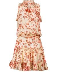 Poupette - Clara Floral Minidress - Lyst