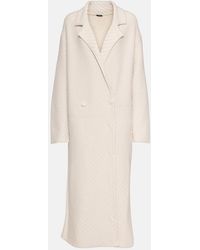 JOSEPH - Ribbed-Knit Wool-Blend Coat - Lyst