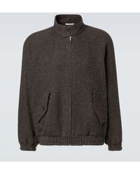 AURALEE - Veste En Tweed De Laine, Alpaga Et Soie - Lyst