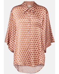 Dries Van Noten - Polka-Dot Silk Shirt - Lyst