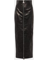 Khaite - Ruddy High-rise Leather Maxi Skirt - Lyst