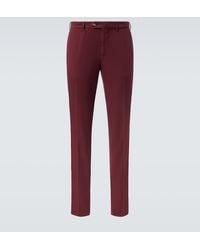 Brunello Cucinelli - Cotton Gabardine Slim Pants - Lyst