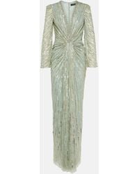 Jenny Packham - Robe longue Darcy a sequins - Lyst
