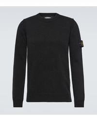 Stone Island - Compass Wool-Blend Sweater - Lyst