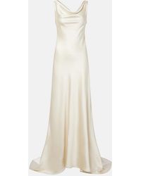 Rohe - Bridal Draped Satin Gown - Lyst