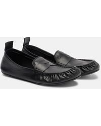 Acne Studios - Leather Penny Loafers - Lyst