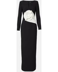 Roland Mouret - Verzierte Robe Aus Crepe - Lyst