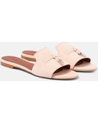 Loro Piana - Summer Charms Suede Sandals - Lyst