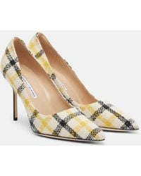Manolo Blahnik - Pumps Bb 90 A Quadri - Lyst