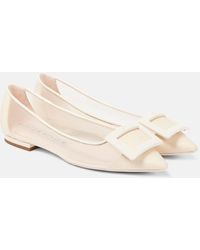 Roger Vivier - Gommettine Mesh Ballet Flats - Lyst