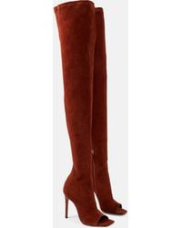 Paris Texas - Amanda 105 Suede Over-the-knee Boots - Lyst