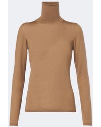 Max Mara - Virgin Wool Turtleneck Sweater - Lyst