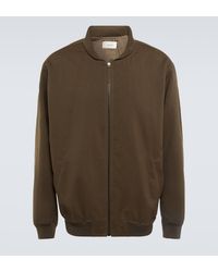 The Row - Shawn Cotton And Silk Bomber Jacket - Lyst