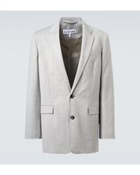 Loewe - Blazer En Laine Vierge - Lyst