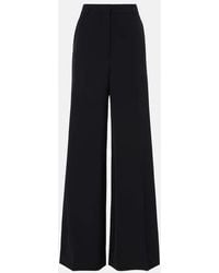 Stella McCartney - High-Rise Wool-Blend Wide-Leg Pants - Lyst