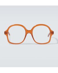 Loewe - Slim Round Glasses - Lyst