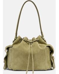 Acne Studios - Sac Seau Multipocket Mini En Daim - Lyst