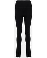 Victoria Beckham - Body High-Rise Split-Cuff Leggings - Lyst
