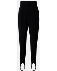 Stella McCartney - High-Rise Jersey Stirrup Leggings - Lyst