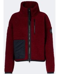 Canada Goose - Simcoe Wool-Blend Fleece Jacket - Lyst