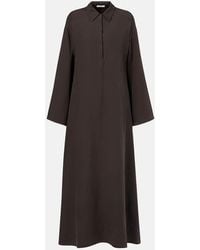 The Row - Millen Silk And Linen Kaftan - Lyst