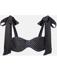 SAME - Lady Polka-Dot Bikini Top - Lyst