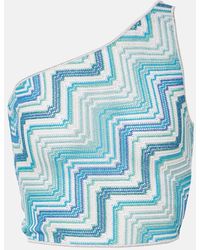 Missoni - Cropped-Top aus Lame - Lyst