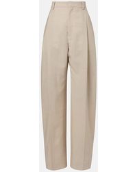 Wardrobe NYC - Mid-Rise Wool Straight Pants - Lyst