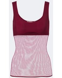 Nensi Dojaka - Semi-Sheer Tank Top - Lyst