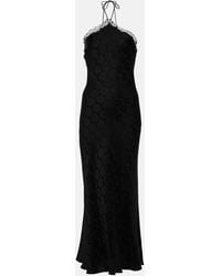 Stella McCartney - Floral Jacquard Lace Midi Dress - Lyst