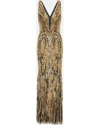 Jenny Packham - Raquel Embellished Tulle Gown - Lyst