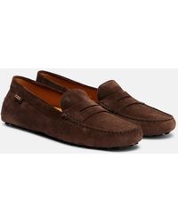 Tod's - Mokassins Gommino Aus Veloursleder - Lyst