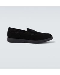 Brioni - Mocassins Penny En Daim - Lyst