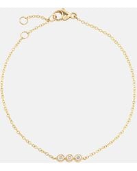 STONE AND STRAND - 10kt Gold Bracelet With Diamonds - Lyst