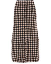 Altuzarra - Gonna Jabal Midi A Quadri - Lyst