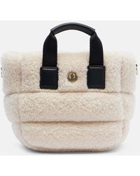 Moncler - Caradoc Mini Teddy Tote Bag - Lyst