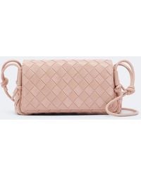 Bottega Veneta - Notturno Intrecciato Leather Crossbody Bag - Lyst