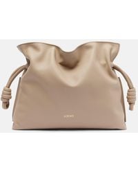 Loewe - Flamenco Medium Leather Tote Bag - Lyst