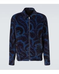 Etro - Chaqueta De Terciopelo De Algodon Estampada - Lyst