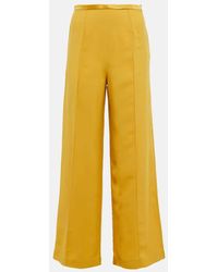 ‎Taller Marmo - Weite Hose Aus Satin - Lyst