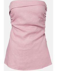 Faithfull the Brand - Top Bustier Caen En Lin - Lyst